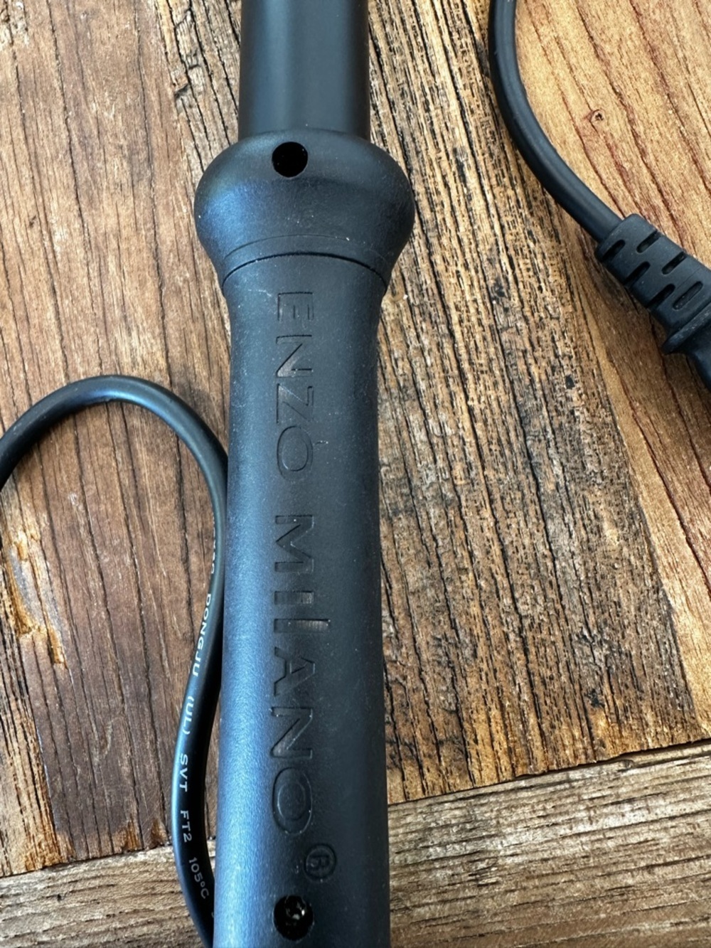 Enzo Milano Black Hair Styling Tool Handle - Picture 3 of 4